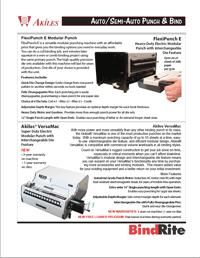 Akiles Automatic Punch and Bind