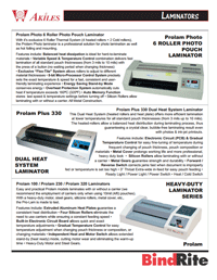 Akiles Pouch Laminators