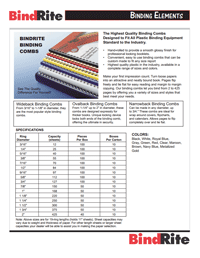 BindRite Comb Binding