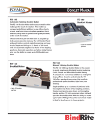 Formax Booklet Makers