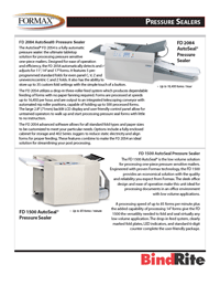 Formax Pressure Sealers