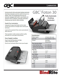 Foton Laminators