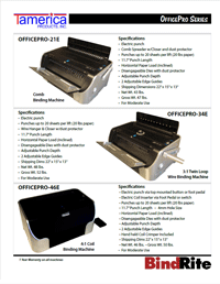 Tamerica Office Pro Punch and Bind