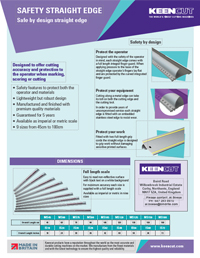 Keencut Safety Straight Edges