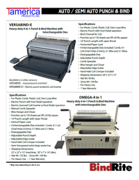 Tamerica Punch Machines