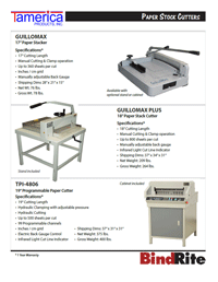 Foster Vertical Cutters