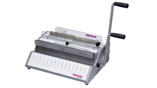 Renz - SRW 360 // Manual 3:1 wire comb binding machine. 360 mm working width. Binds up to 135 sheets. QSA function for quick deactivation of punching pins.