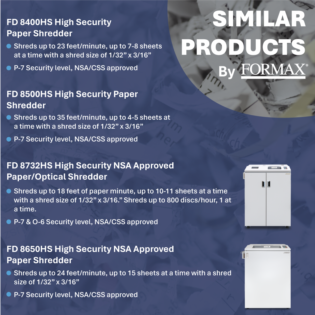 FD 8300HS Call Out 7-01